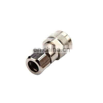 N Male Plug Connector N Male Plug Straight Clamp For LMR300 5D-FB Cable Connector