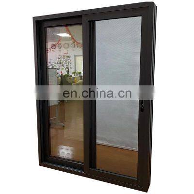 Private custom unique style aluminum profile horizontal sliding windows residential