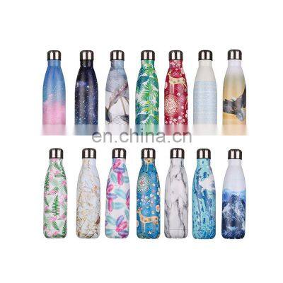 Custom Logo Double Wall Insulated Stainless Steel Water Bottle