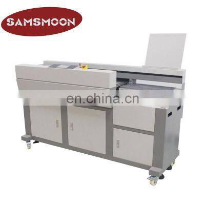 Multi Function SPB-767HCA3 One Year Warranty Three Rollers Side Roller Exercise Book Binding Machine Glue