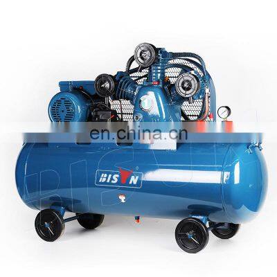 Bison Chinese 4HP 150L 3 Phase Single Piston Belt Driven Air Compressors Price