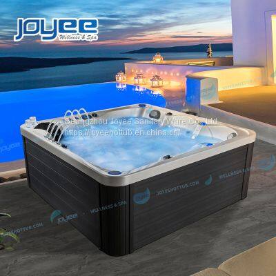 JOYEE Holiday Party Winter 5 persons Best Acrylic Big size Garden Hydro Whirlpool Outdoor Spa Hot Tub With Good Factory Price