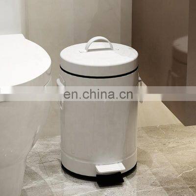 1.3 Gallon Stainless Steel Waste Garbage Can Soft Close Home Product 5L Indoor Pedal Trash Bin