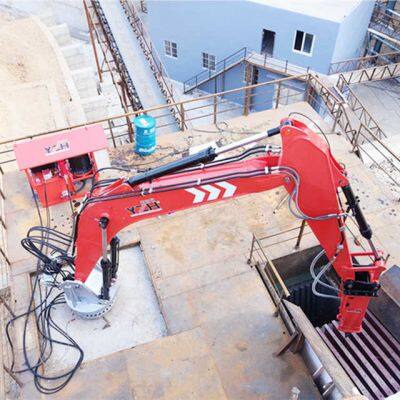 Fixed Pedestal Rock Breaker Boom System