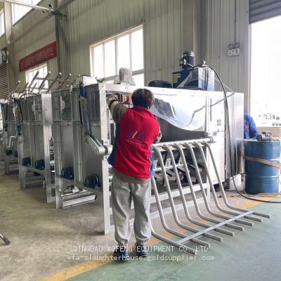 Automatic Abattoir Slaughterhouse Hydraulic De-hairing Machine For Butcher Equipment