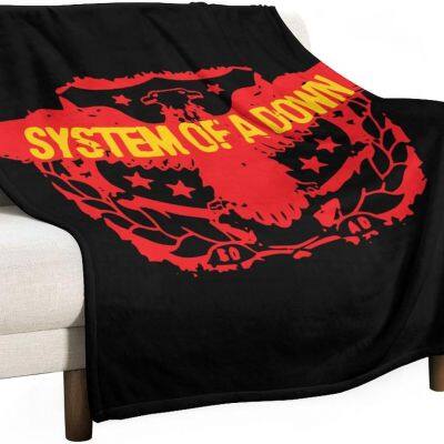 System of A Down Fleece Blanket Plush Throw Blanket Soft Warm Cozy Warm Lightweight and Decorative 100x130cm(40x50in)