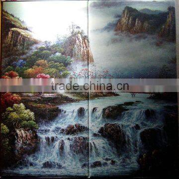 customized wall decoration panel finished with painting