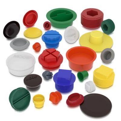 Tapón de manguera de goma hidráulica LDPE MOCAP, válvula de cilindro, accesorio de tubería roscada, tapón protector de polvo para tubos, tapón interno de plástico para agujeros