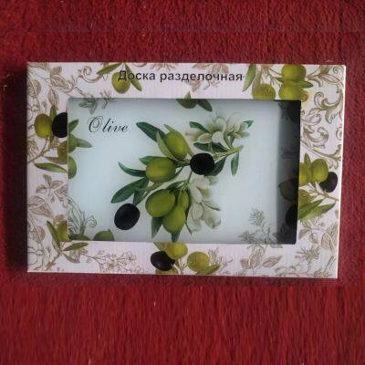 Household Kitten Tempered Glass Chopping Board photo-4