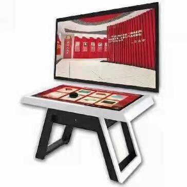 75-inch Object Recognition Desk Human-computer Interaction Screen Touch All-in-one Machine Projection Digital Human Holographic Screen photo-2