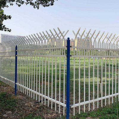 Easy Installation Garden Fence Steel Metal Rail Picket Fencing Carbon Steel Frame Posts for Home Farm Garden Use photo-6