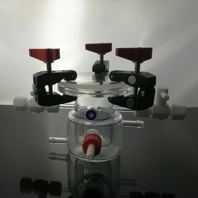 Quartz Glass Photocatalytic Reactor Transparent Polished Ozone Free Customizable Temperature Control H2/O2 CO2 Reduction photo-5