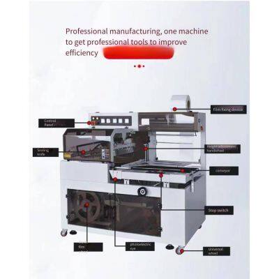 fl-450 полностью автоматическая машина для упаковки с герметизацией и сушкой, машина для резки масок, оборудование для сушки пленки pof для маленьких коробок