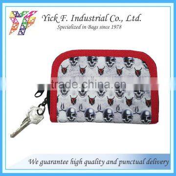 Coolest Skeleton Digital printing Teen coin purse with Key Ring
