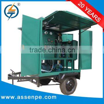 Trailer mounted Transformer Oil Purifier machine