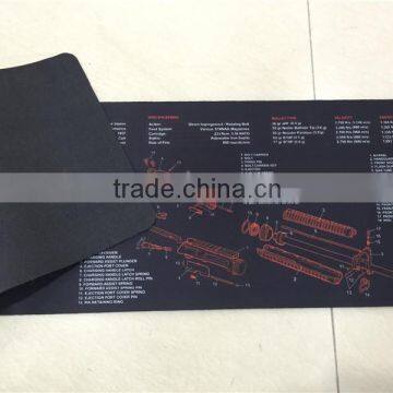 2016 new design custom ars mat 12,gun mat for rifle & pistol preparing and cleaning