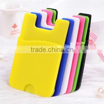 3M sticker mobile phone silicone wallet card case