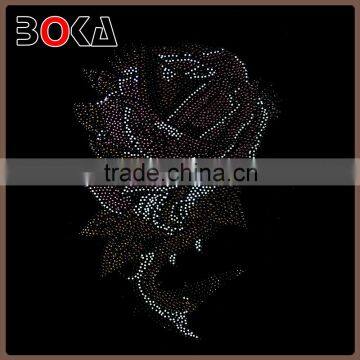 Original rose flower heat transfer for shirts