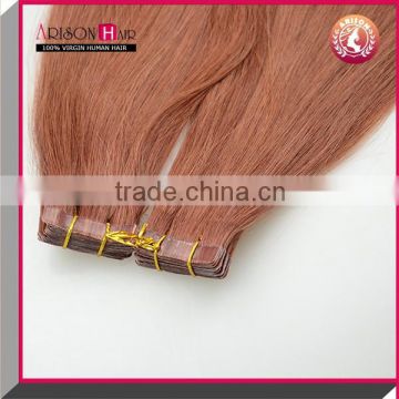 cheap Brazilian virgin hair wholesale Tape-in pu skin weft seamless hair extension