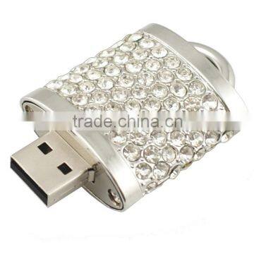 Silver Lock Shape Jewelry Drive Usb 8gb With Gift Boxes