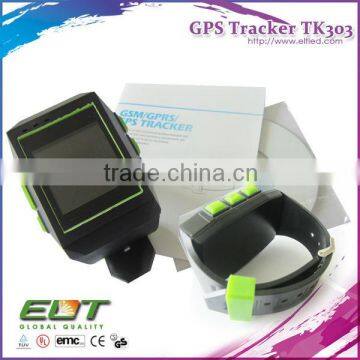 TK301 waterproof child mini personal gps 3g watch tracker