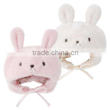 baby boa caps and hats wholesale cute animal ear high quality check dot pattern lining and strap infant wear child clothes