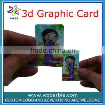 3D lenticular sheet Product Type and Plastic Material Lenticular card