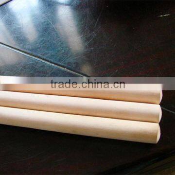 superior quality of varnished wooden broom handle