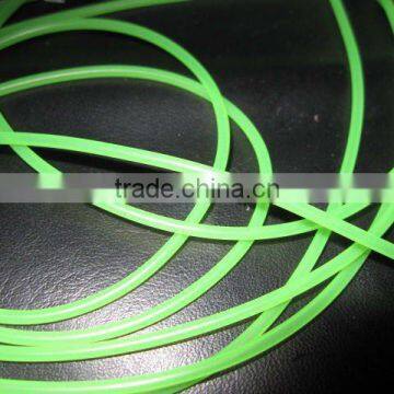 neon glowing silicone tube