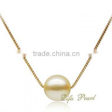 Elegant Golden Southsea Pearl Necklace