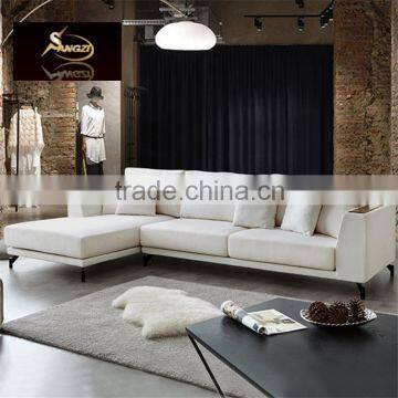 Modern Style Fabric L Shape Strong Foam Fabric L Shape Sofa For House Use Or Wholesale