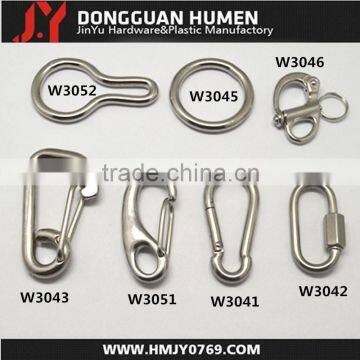 high Quality stainless steel spring clip,stainless steel snap hook, stainless steel carabiner hook
