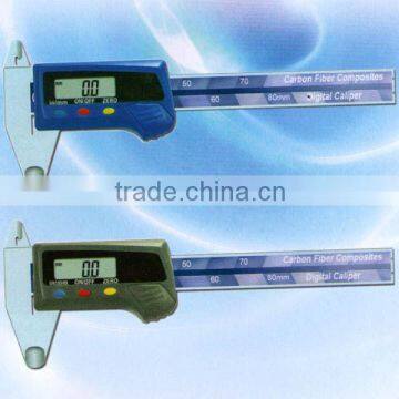0`75mm/3" carbon fiber composite electronic digital caliper