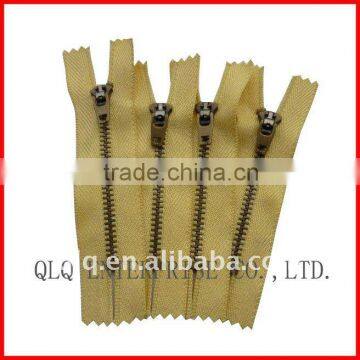 Nickel Plating Metal Zipper