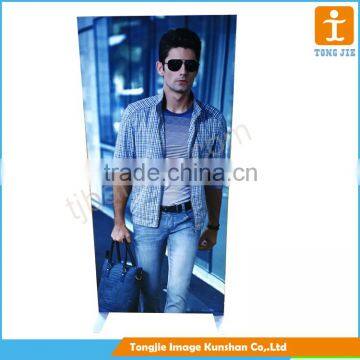 Rotating Straight Tension Fabric Banner Stand,Fabric Pop up Banners,Backdrop Banner Stand