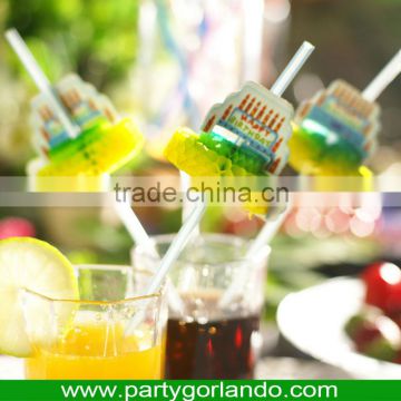 fancy cool plastic drinking cocktail decorative straws