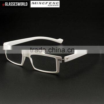 Square no screw TR90 reading glasses made in china