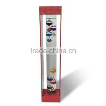 Galileo Thermometer in Black Stand photo-3
