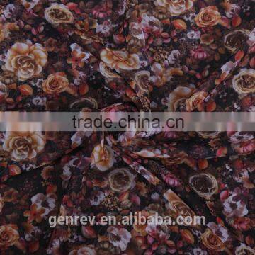 Printed Fabric Design Poly Chiffon Print Digital Fabric Printing on Fabric Digitai Printfabrics photo-2