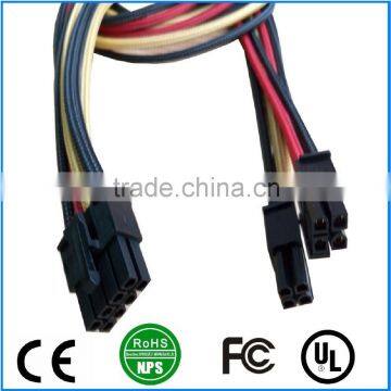 wire harness 6+2pin to 8pin atx power extension cable