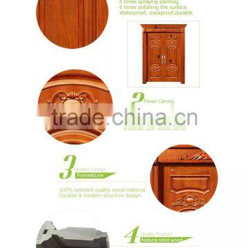 Guangzhou Custom Double Swing MDF Engineered Door for Business Office photo-3