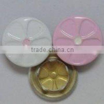 custom logo brass Prong snap button for baby clothes