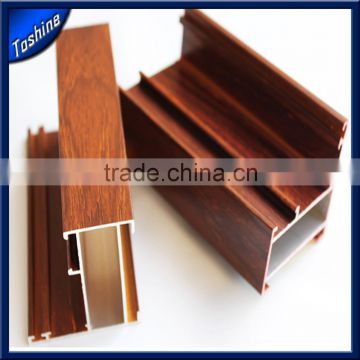 Wood Grain Color Cabinet Door Aluminum Extrusion Profile