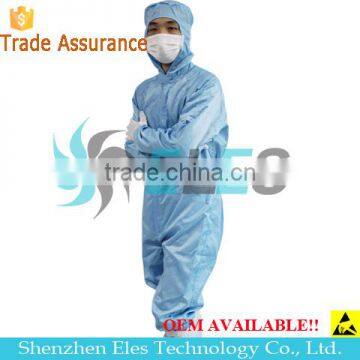 China gold supplier cleanroom overcoat with low price