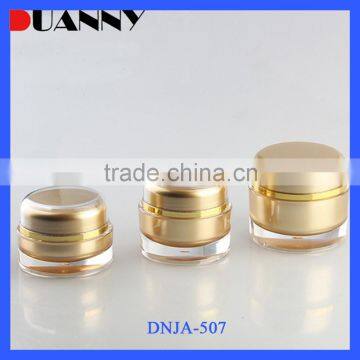 Round Cosmetic Cream Jar Luxury Colorful Packaging Wholesale Acrylic Cosmetic Jar