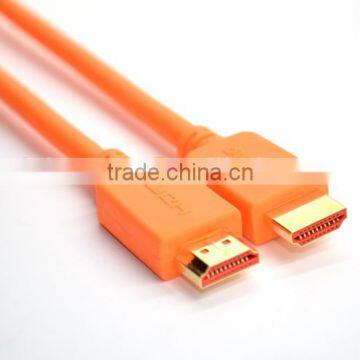 New style HDMI Cable Gold Plated 1.4V 2.0 colorful 1080P 3D for HDTV Computer Android tv cable