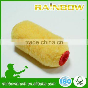 long pile yellow polyester paint roller