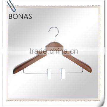 Hotel bedroom wooden suit hanger