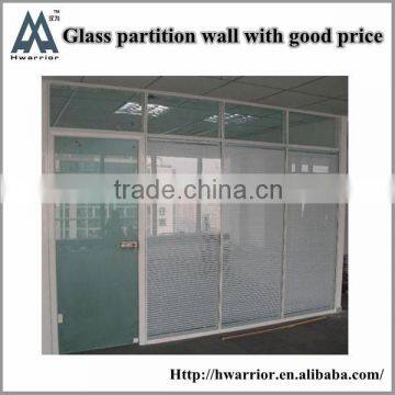 Fashion design office glass partition walls