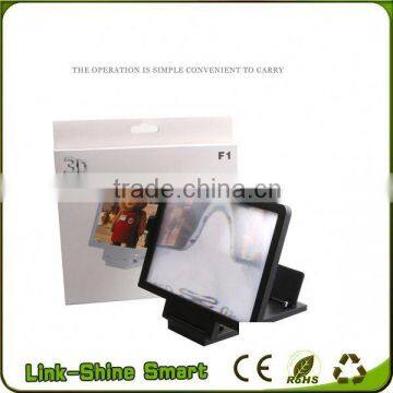 2016 mobile phone LCD LED helping hand magnifier,screen magnifier, mobile phone screen magnifier